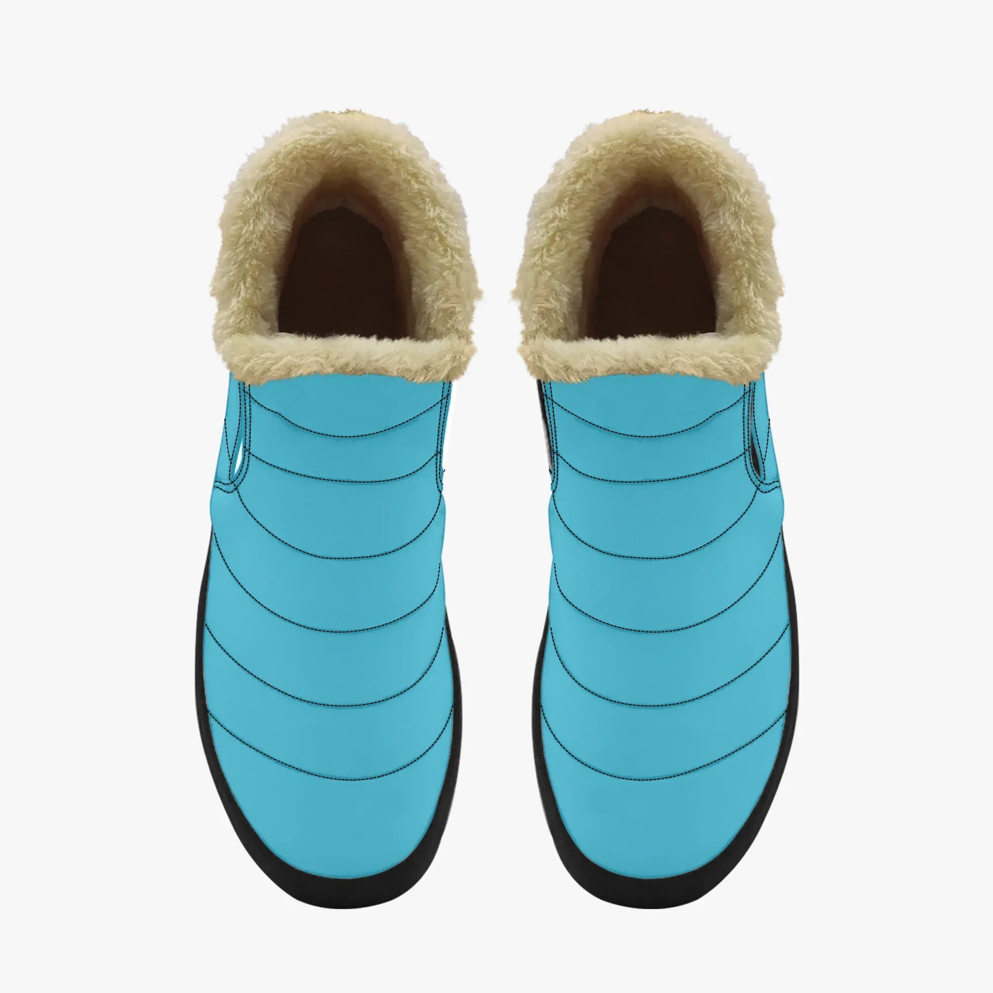 turkise-faux-fur-slipper-slipper-jlr-design-5 - JLR Design