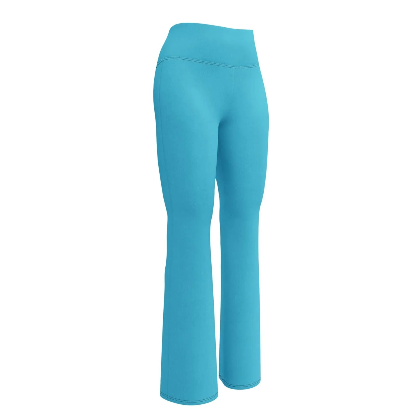 turkise-high-waist-flare-leggings-flare-leggings-jlr-design-11 - JLR Design