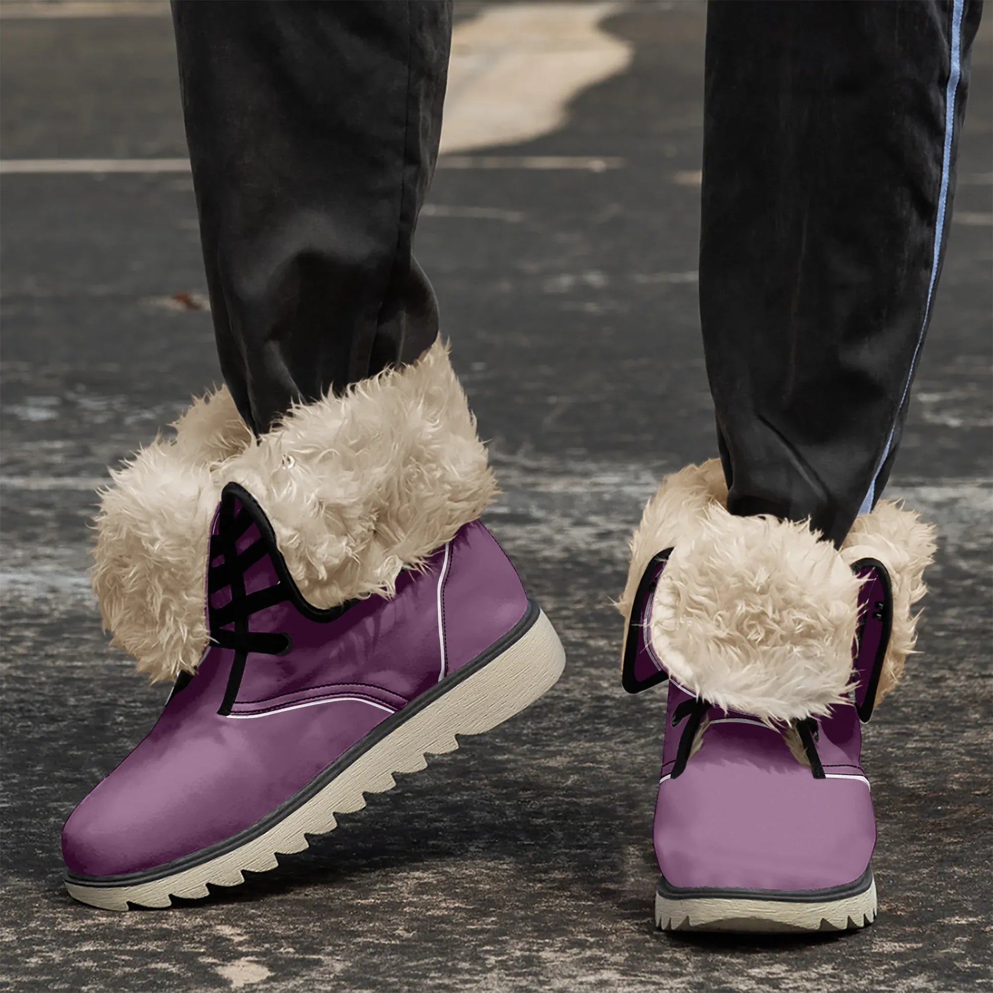 tyrian-purple-chic-boots-mit-pluschfutter-stiefel-jlr-design-3 - JLR Design