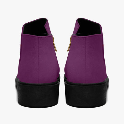 tyrian-purple-elegante-reissverschluss-stiefeletten-stiefeletten-jlr-design-2 - JLR Design