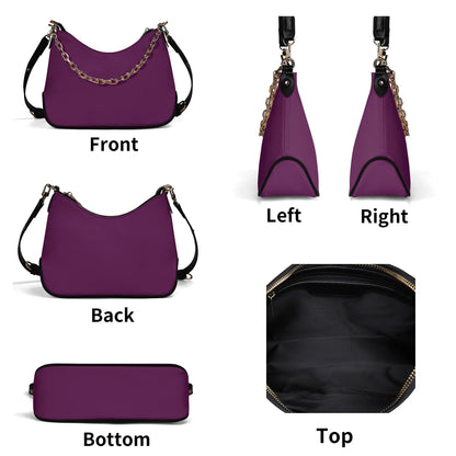 tyrian-purple-elegante-umhangetasche-mit-kette-umhangetasche-jlr-design-6 - JLR Design