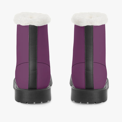 tyrian-purple-faux-fur-leder-boots-boots-jlr-design-6 - JLR Design