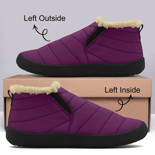 tyrian-purple-faux-fur-slipper-slipper-jlr-design-1 - JLR Design