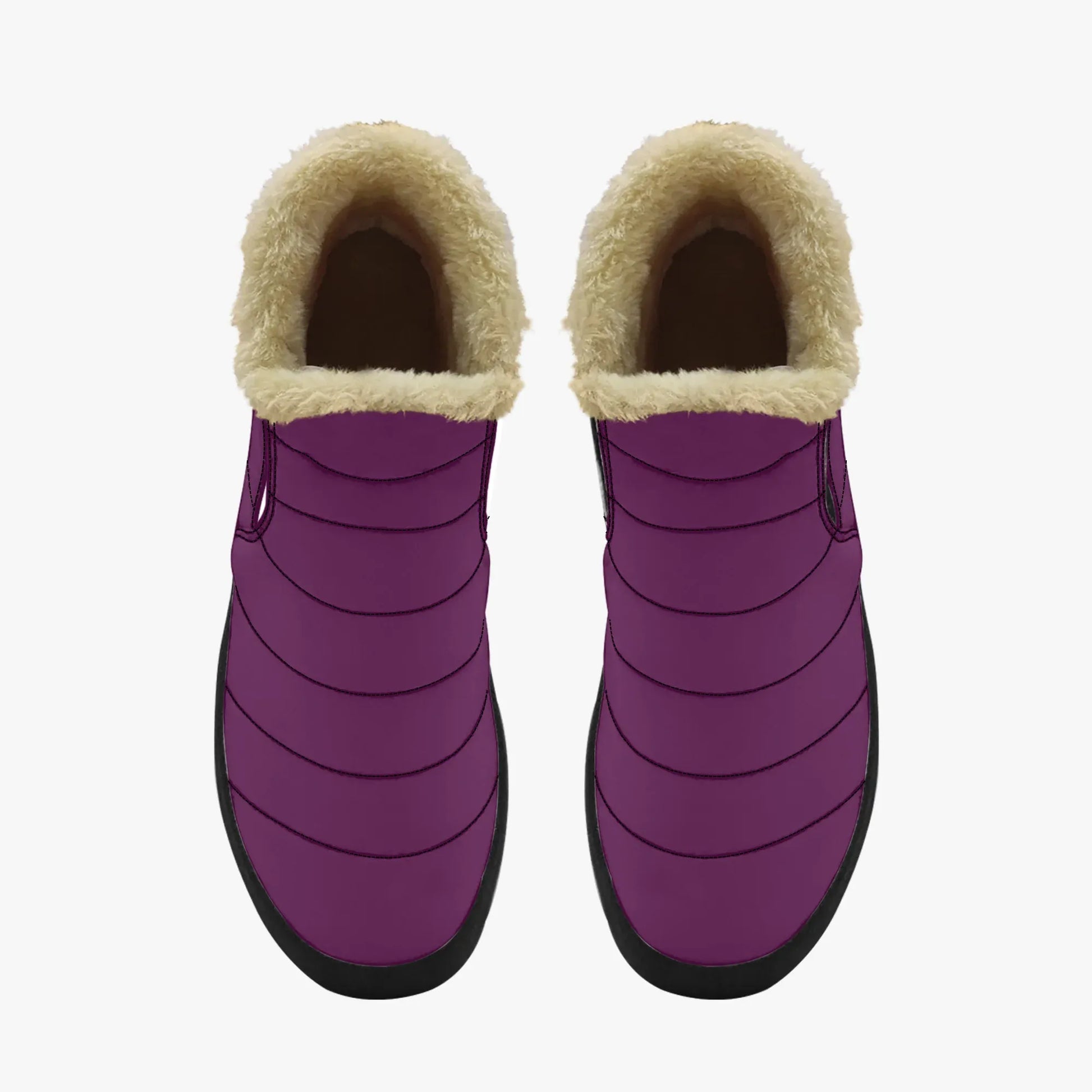 tyrian-purple-faux-fur-slipper-slipper-jlr-design-5 - JLR Design