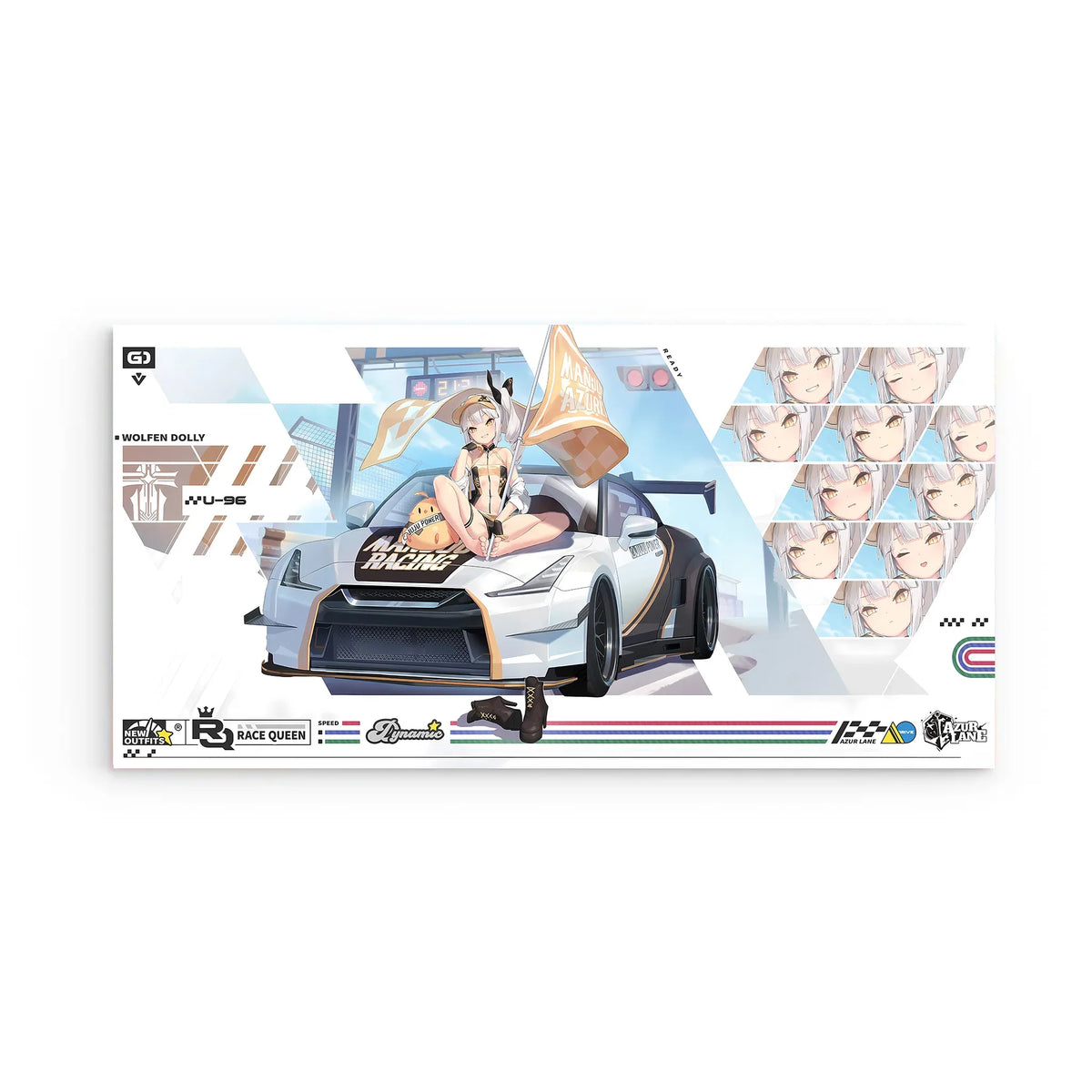 u-96-race-queen-azur-lane-poster-poster-jlr-design-jlr-design-de-2 - JLR Design