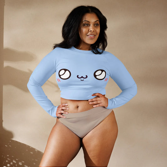unschuldiger-blick-kawaii-long-sleeve-crop-top-long-sleeve-crop-top-jlr-design-1 - JLR Design