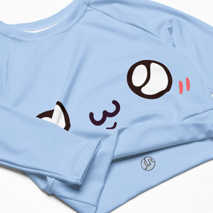 unschuldiger-blick-kawaii-long-sleeve-crop-top-long-sleeve-crop-top-jlr-design-2 - JLR Design