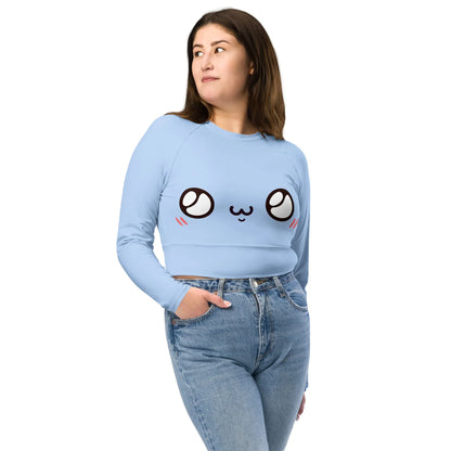 unschuldiger-blick-kawaii-long-sleeve-crop-top-long-sleeve-crop-top-jlr-design-6 - JLR Design