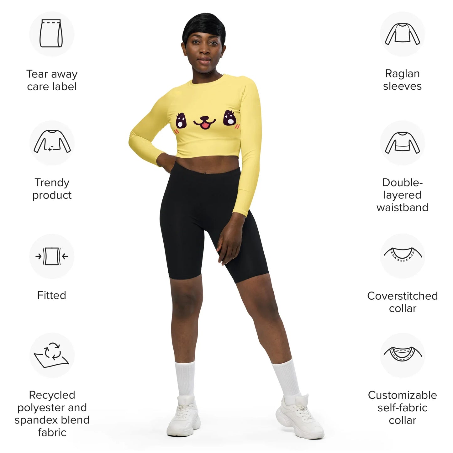 verspielter-kawaii-long-sleeve-crop-top-long-sleeve-crop-top-jlr-design-2 - JLR Design