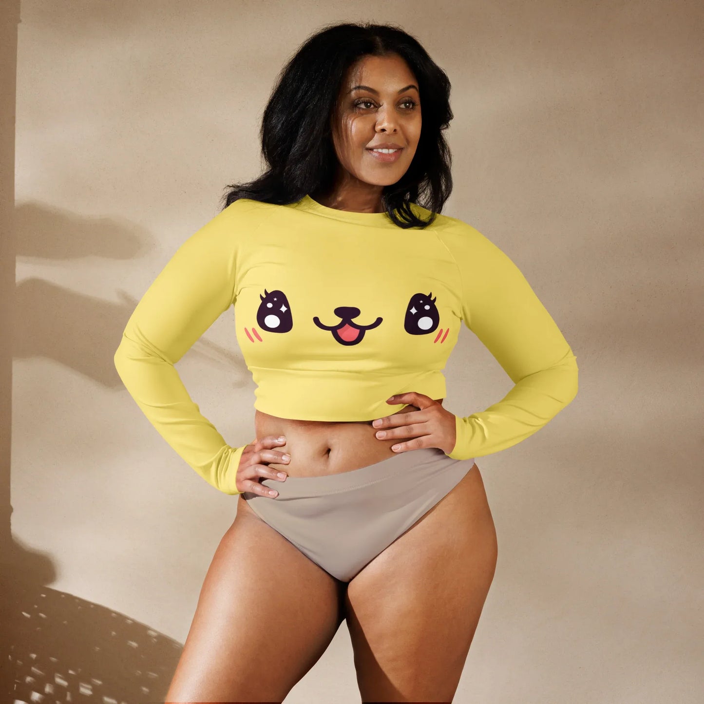 verspielter-kawaii-long-sleeve-crop-top-long-sleeve-crop-top-jlr-design-4 - JLR Design