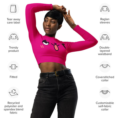 verspieltes-kawaii-long-sleeve-crop-top-jlr-design-4 - JLR Design