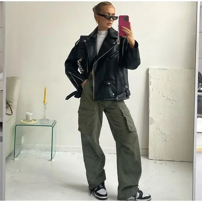 vintage-biker-mantel-damen-jacke-jlr-design-3 - JLR Design