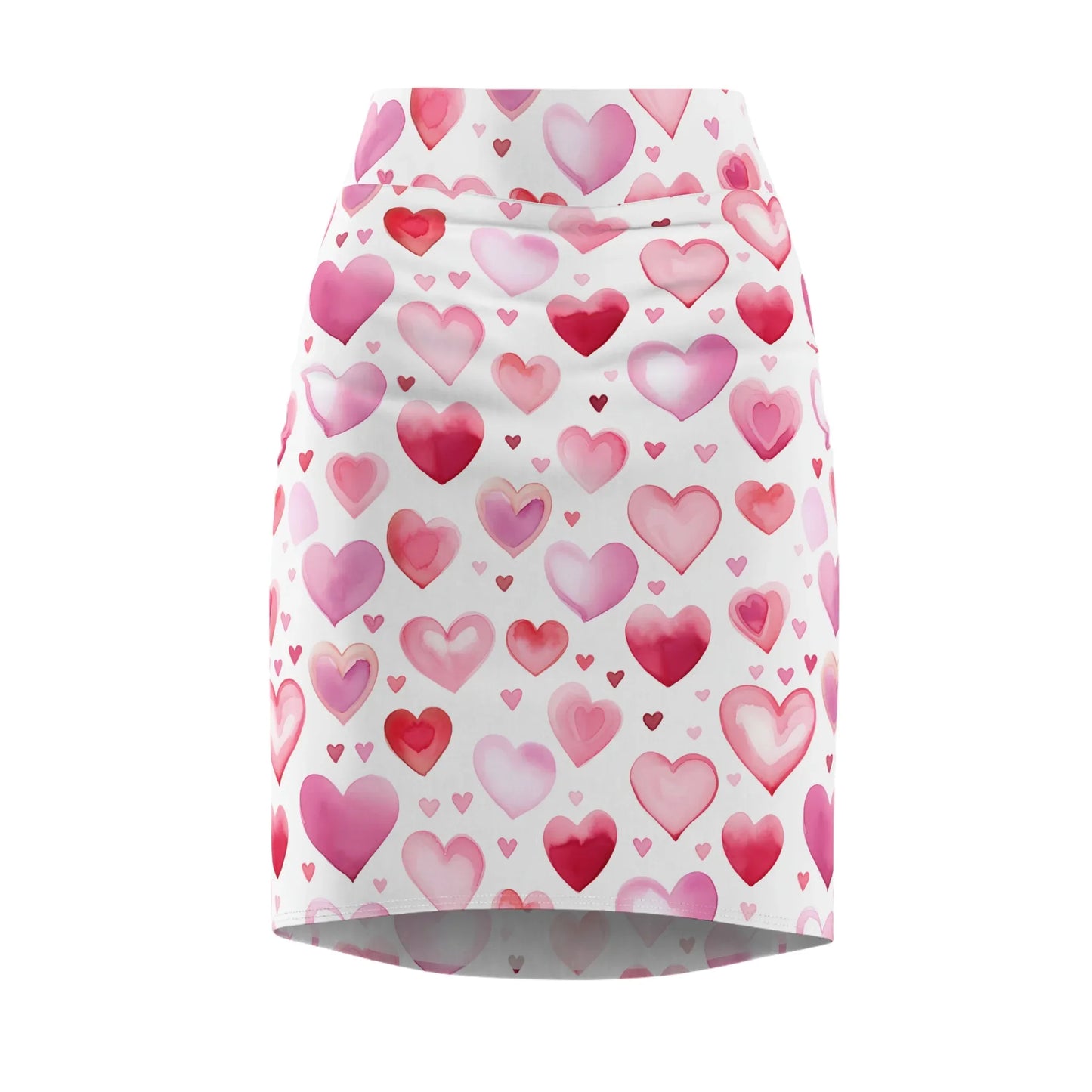 watercolor-hearts-v1-bleistiftrock-fur-damen-eleganter-mid-waist-rock-mit-stretch-komfort-bleistiftrock-jlr-design-4 - JLR Design