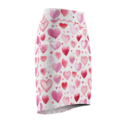 watercolor-hearts-v1-bleistiftrock-fur-damen-eleganter-mid-waist-rock-mit-stretch-komfort-bleistiftrock-jlr-design-6 - JLR Design