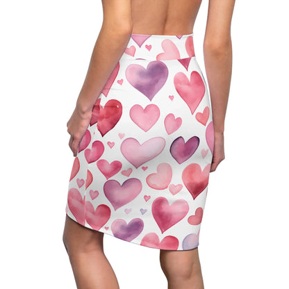 watercolor-hearts-v2-bleistiftrock-fur-damen-eleganter-mid-waist-rock-mit-stretch-komfort-bleistiftrock-jlr-design-2 - JLR Design