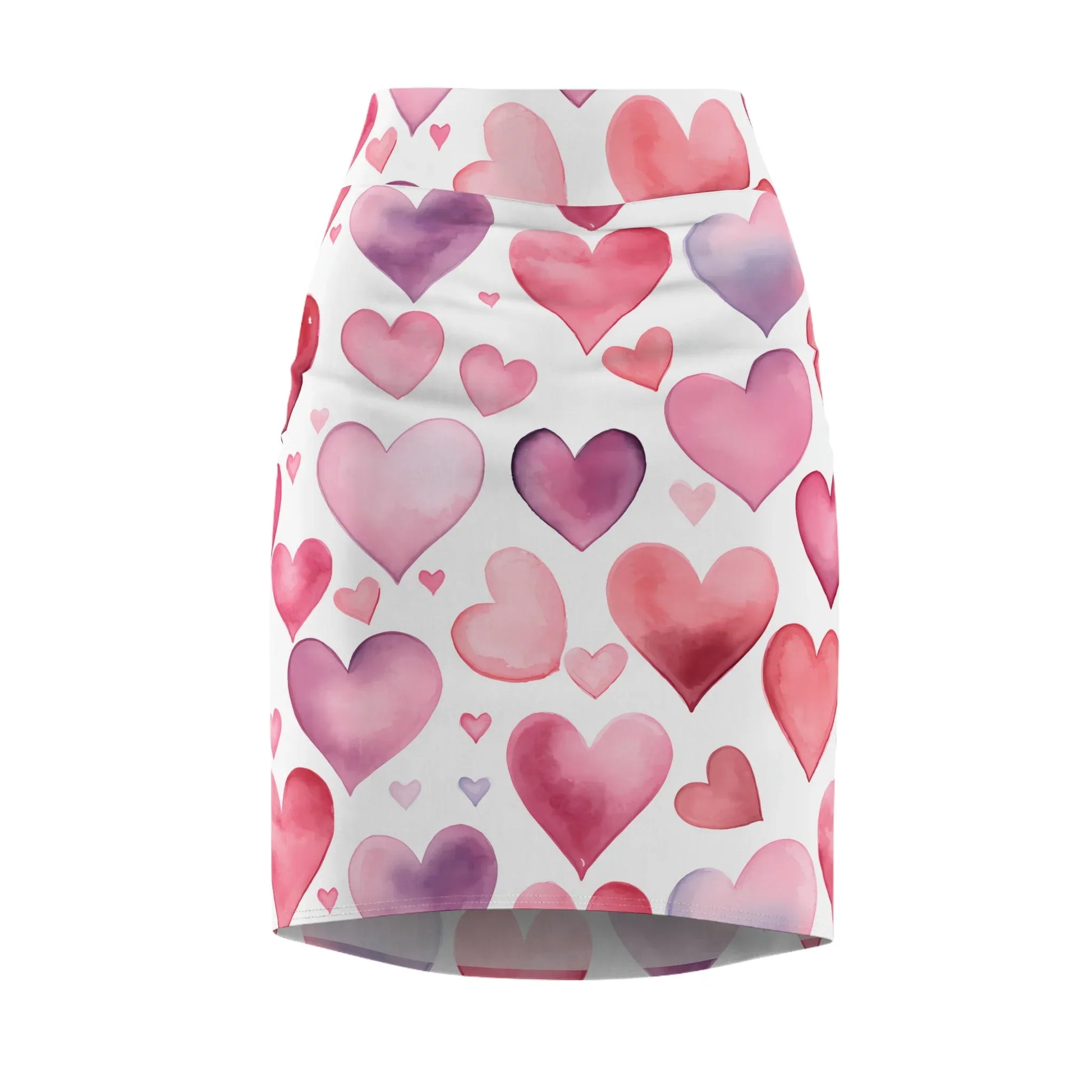 watercolor-hearts-v2-bleistiftrock-fur-damen-eleganter-mid-waist-rock-mit-stretch-komfort-bleistiftrock-jlr-design-4 - JLR Design