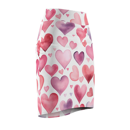 watercolor-hearts-v2-bleistiftrock-fur-damen-eleganter-mid-waist-rock-mit-stretch-komfort-bleistiftrock-jlr-design-6 - JLR Design
