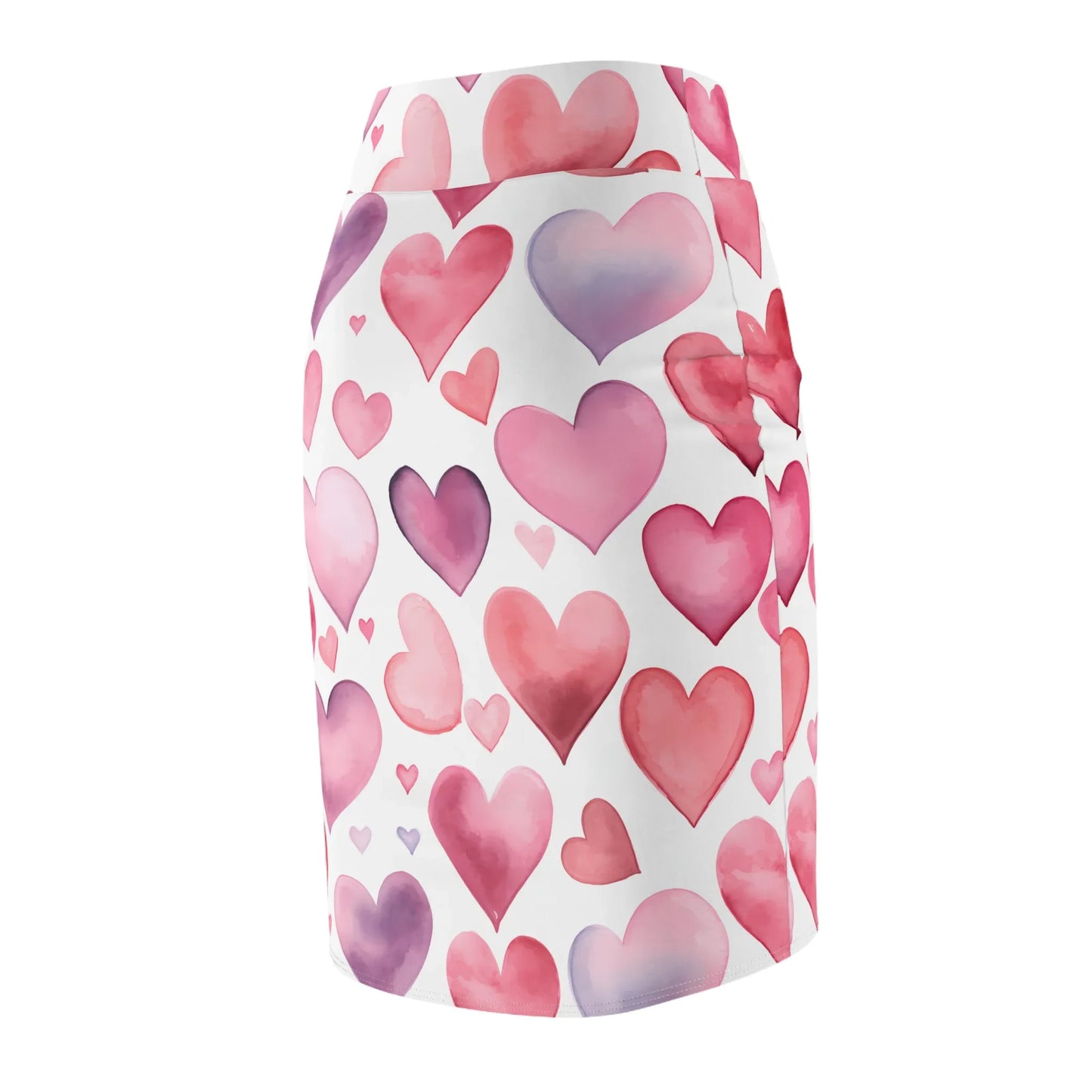 watercolor-hearts-v2-bleistiftrock-fur-damen-eleganter-mid-waist-rock-mit-stretch-komfort-bleistiftrock-jlr-design-7 - JLR Design