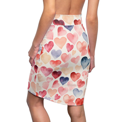 watercolor-hearts-v3-bleistiftrock-fur-damen-eleganter-mid-waist-rock-mit-stretch-komfort-bleistiftrock-jlr-design-2 - JLR Design
