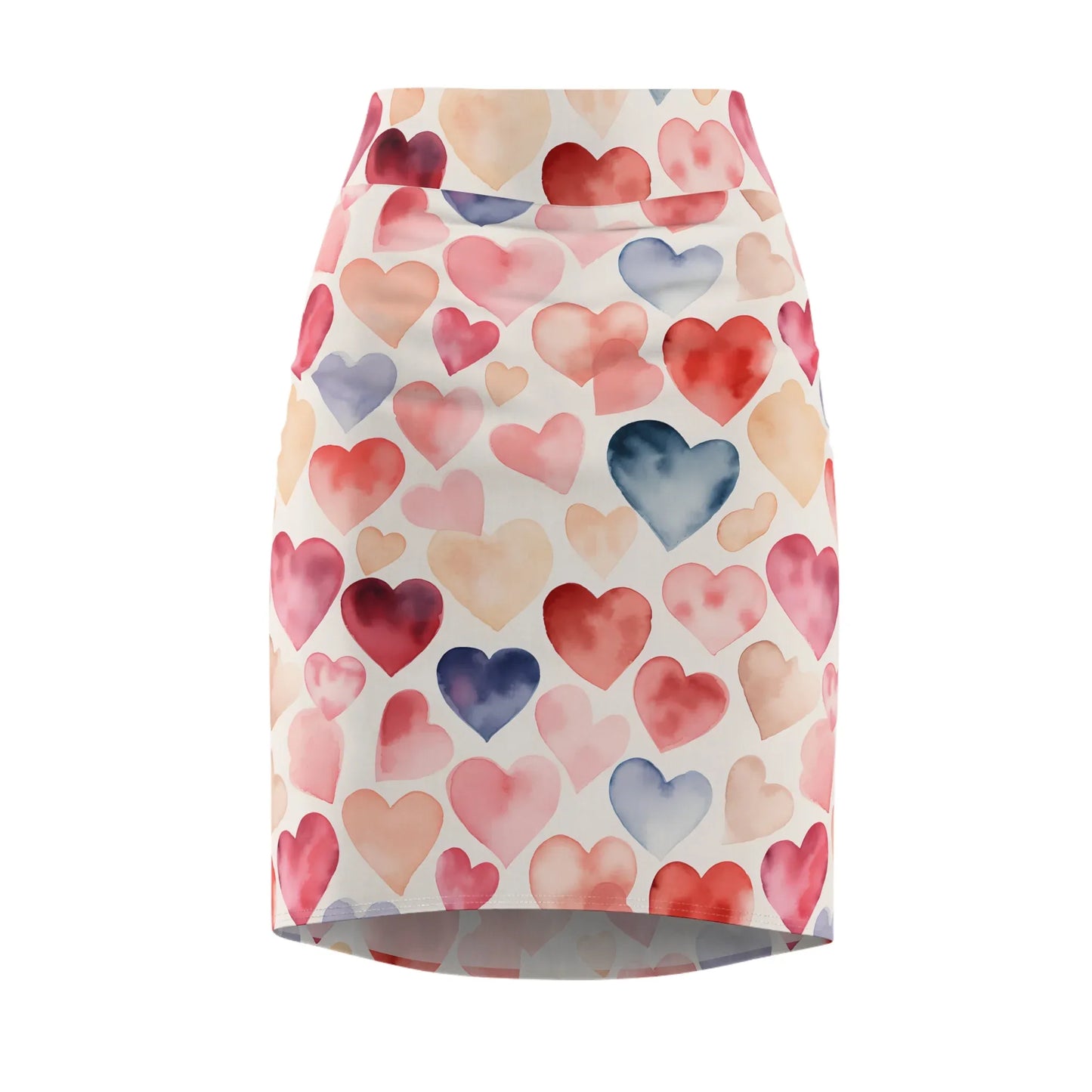 watercolor-hearts-v3-bleistiftrock-fur-damen-eleganter-mid-waist-rock-mit-stretch-komfort-bleistiftrock-jlr-design-4 - JLR Design