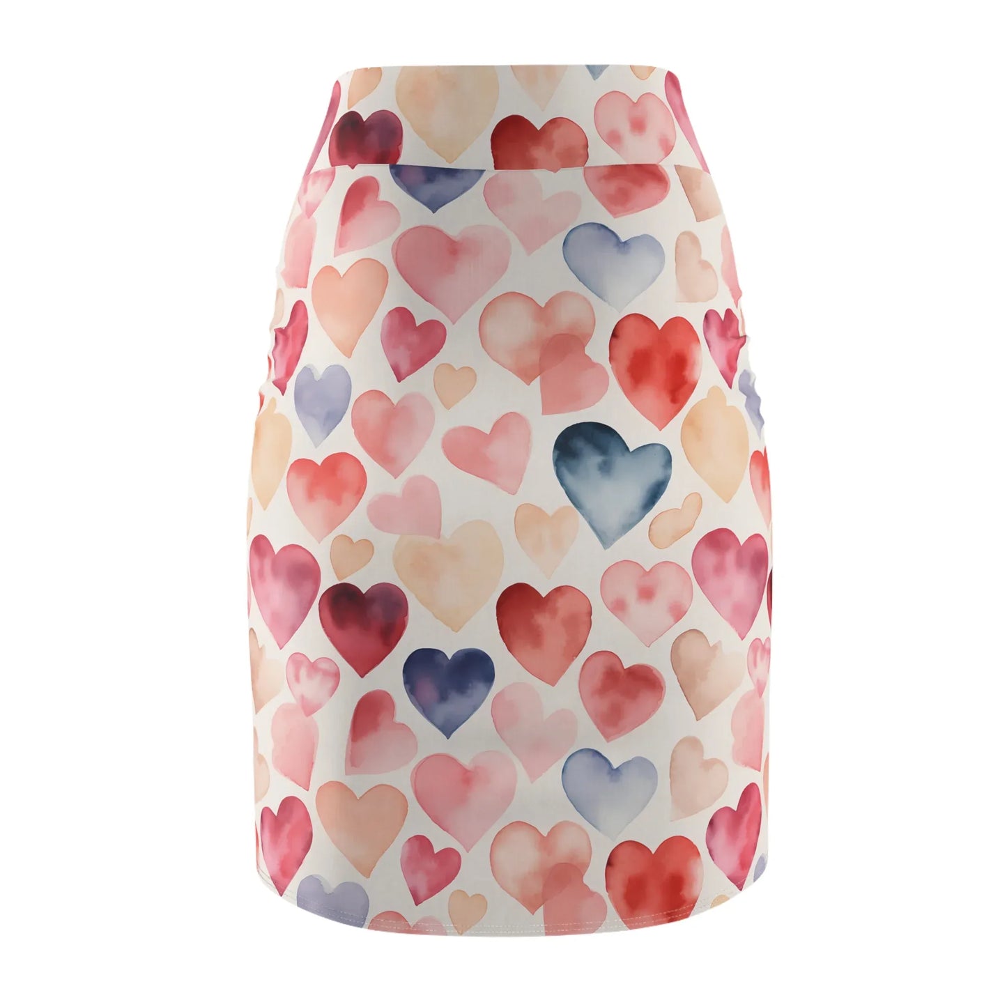 watercolor-hearts-v3-bleistiftrock-fur-damen-eleganter-mid-waist-rock-mit-stretch-komfort-bleistiftrock-jlr-design-5 - JLR Design