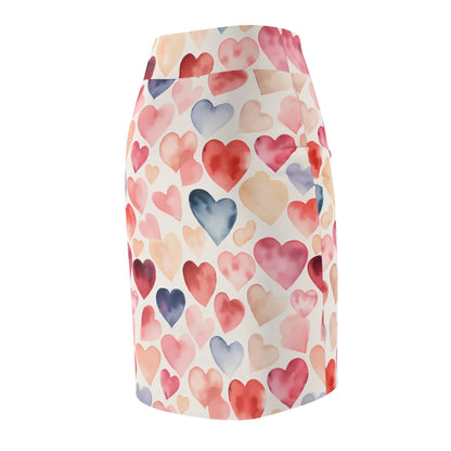 watercolor-hearts-v3-bleistiftrock-fur-damen-eleganter-mid-waist-rock-mit-stretch-komfort-bleistiftrock-jlr-design-7 - JLR Design