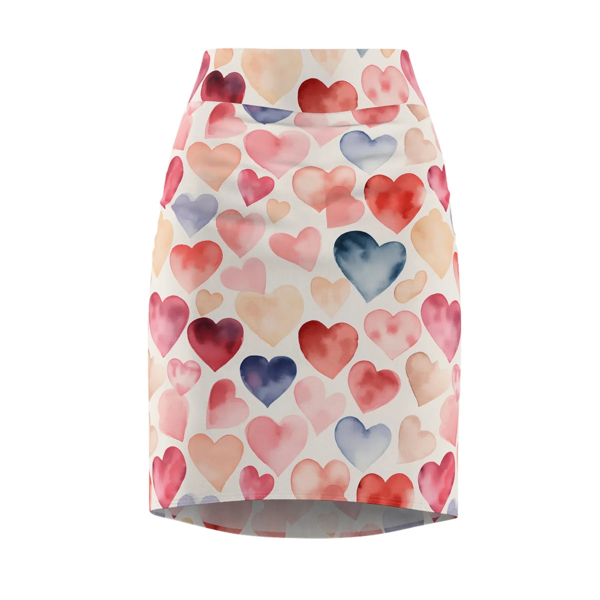 watercolor-hearts-v3-bleistiftrock-fur-damen-eleganter-mid-waist-rock-mit-stretch-komfort-bleistiftrock-jlr-design-jlr-design-de-4 - JLR Design