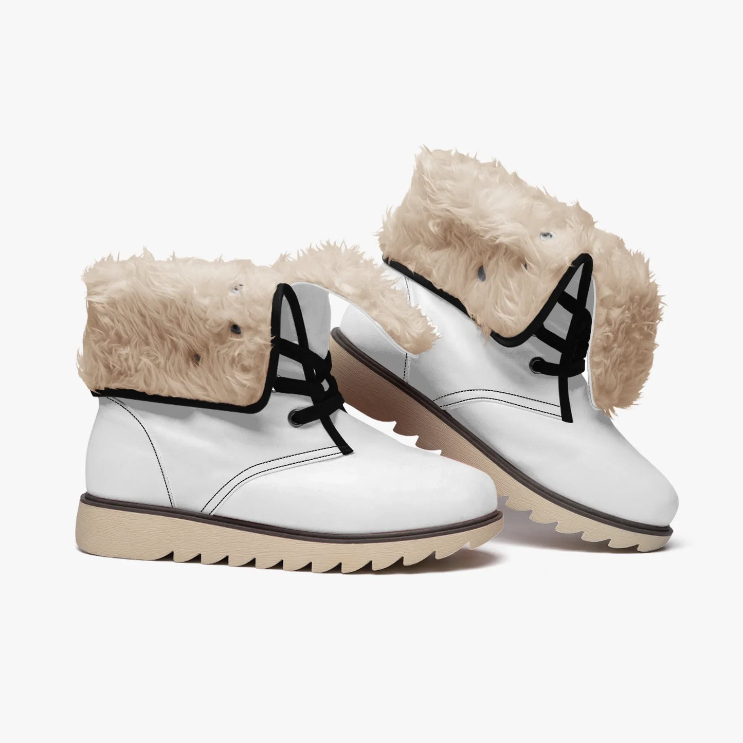 weisse-chic-boots-mit-pluschfutter-stiefel-jlr-design-4 - JLR Design