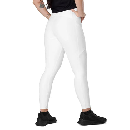 weisse-damen-v-bund-leggings-mit-taschen-v-bund-leggings-jlr-design-1 - JLR Design