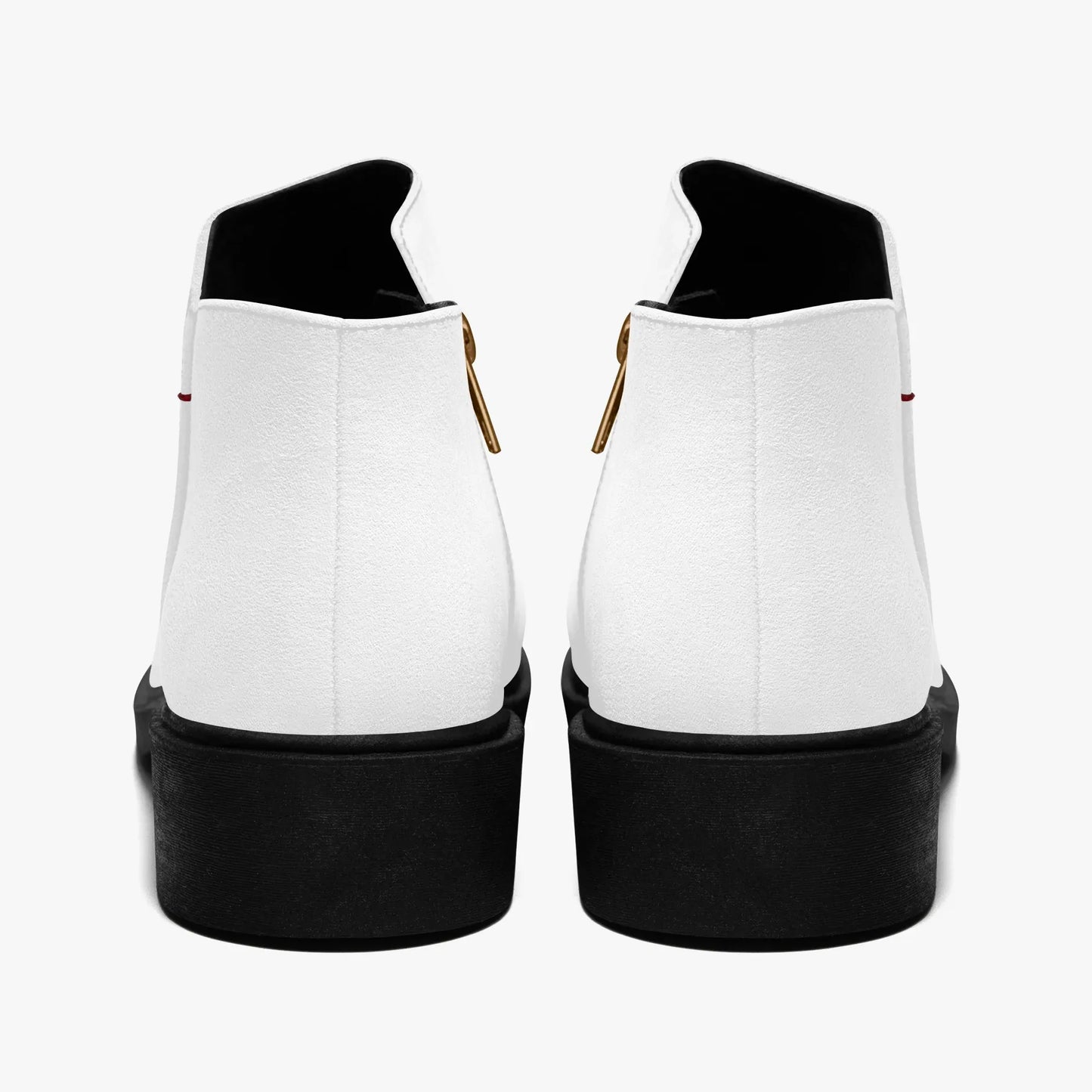 weisse-elegante-reissverschluss-stiefeletten-stiefeletten-jlr-design-2 - JLR Design