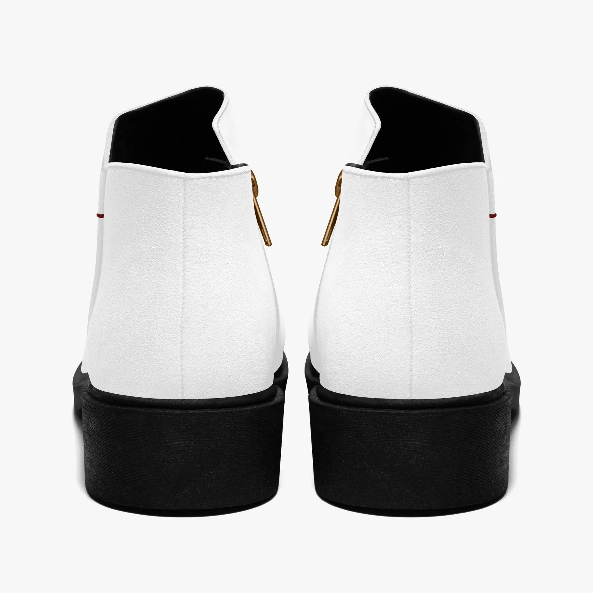 weisse-elegante-reissverschluss-stiefeletten-stiefeletten-jlr-design-2 - JLR Design
