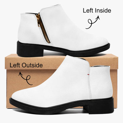 weisse-elegante-reissverschluss-stiefeletten-stiefeletten-jlr-design-4 - JLR Design