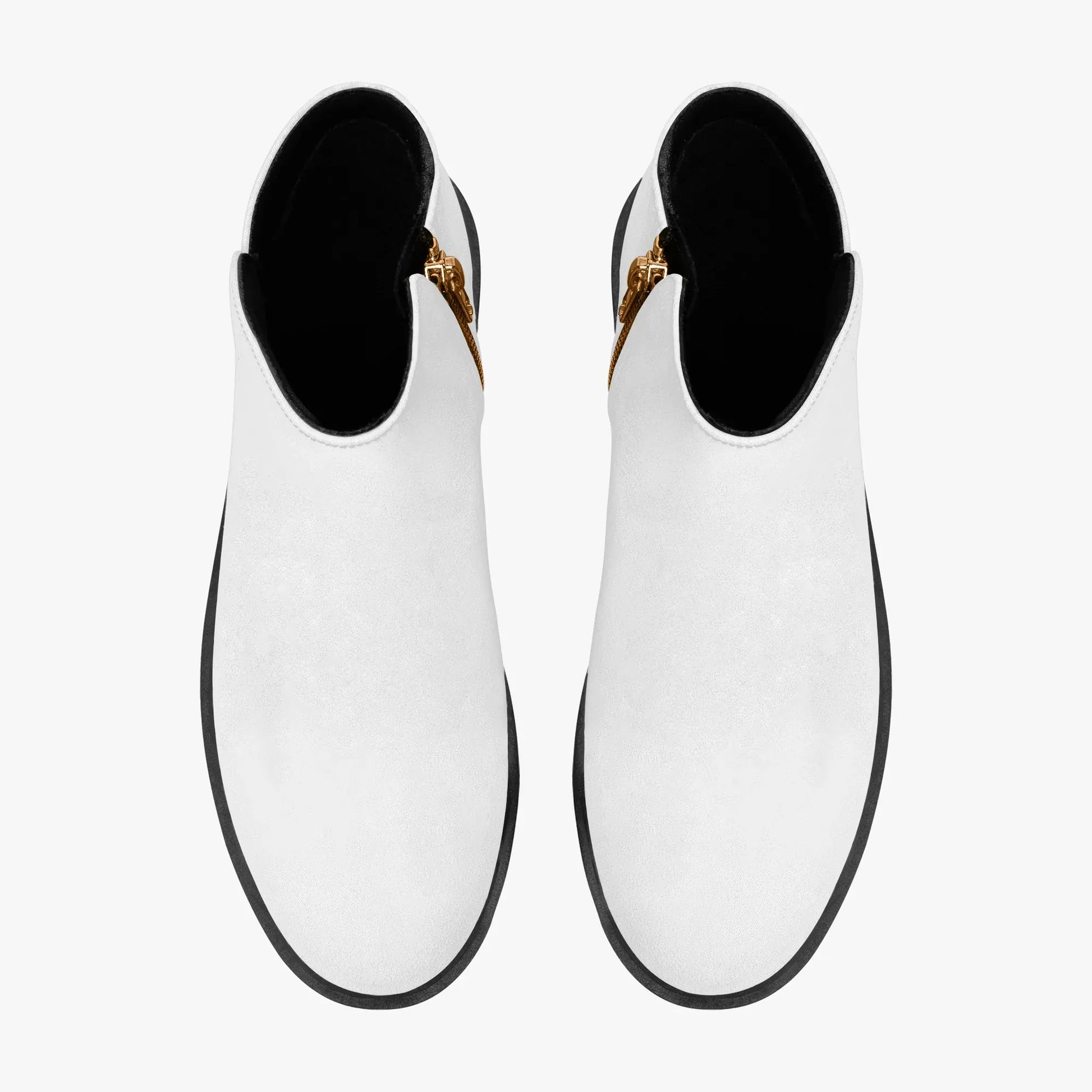 weisse-elegante-reissverschluss-stiefeletten-stiefeletten-jlr-design-7 - JLR Design