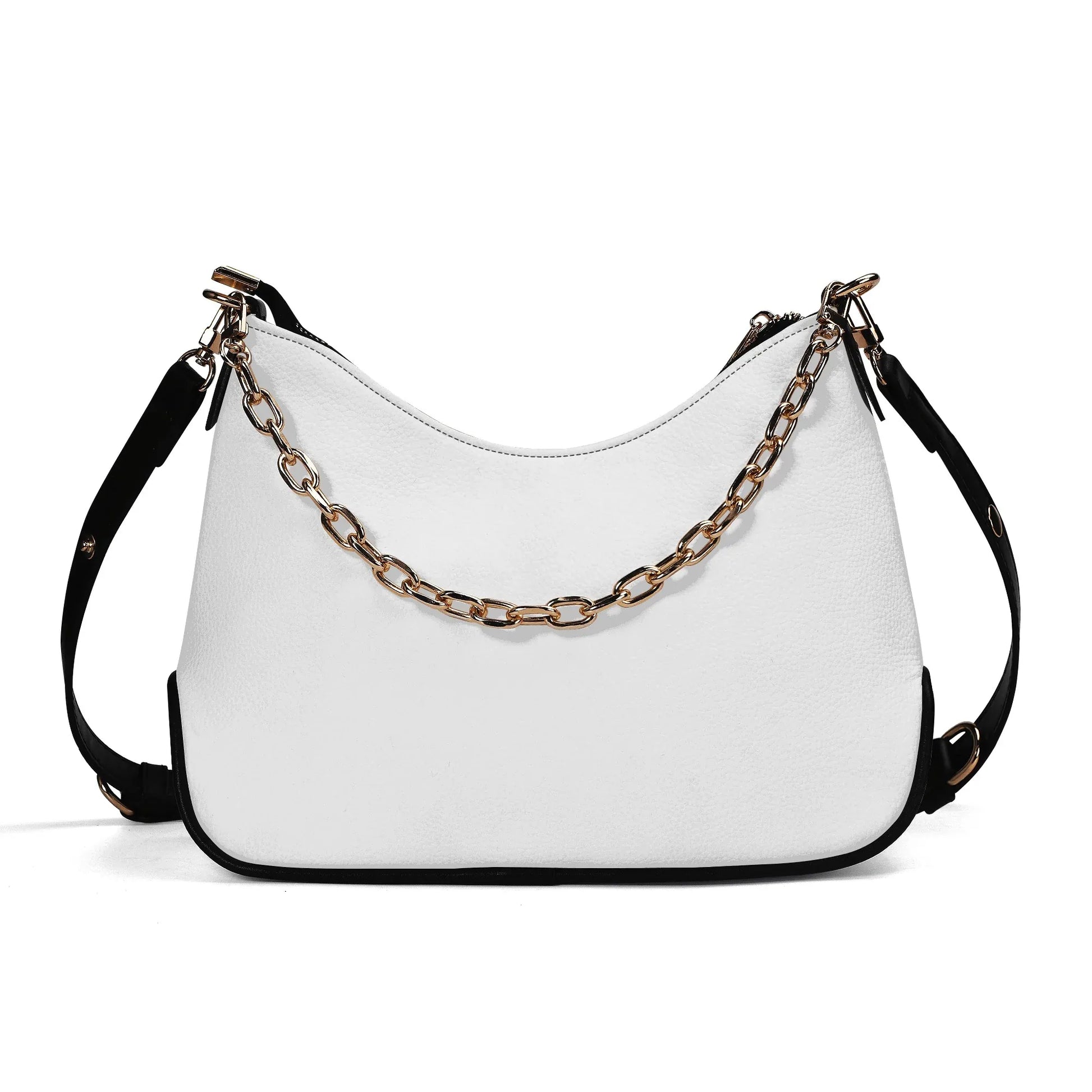 weisse-elegante-umhangetasche-mit-kette-umhangetasche-jlr-design-1 - JLR Design