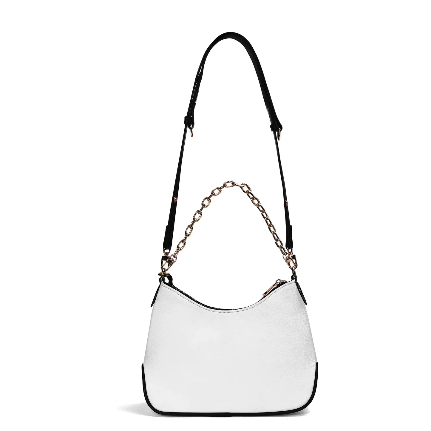 weisse-elegante-umhangetasche-mit-kette-umhangetasche-jlr-design-5 - JLR Design