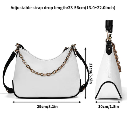 weisse-elegante-umhangetasche-mit-kette-umhangetasche-jlr-design-7 - JLR Design