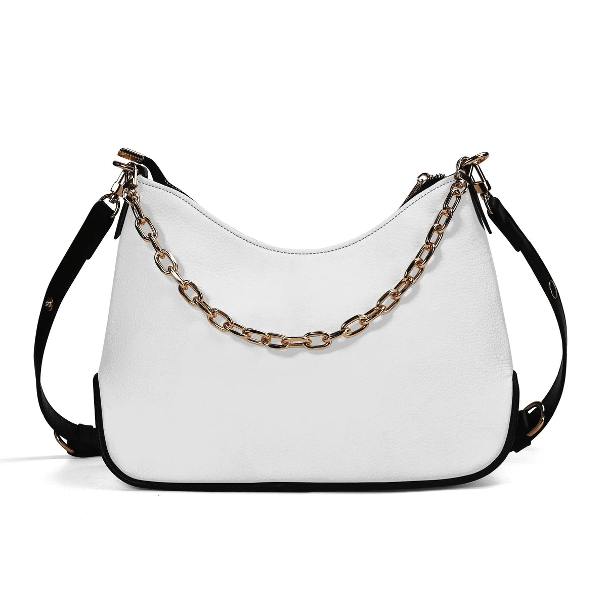 weisse-elegante-umhangetasche-mit-kette-umhangetasche-jlr-design-jlr-design-de-1 - JLR Design