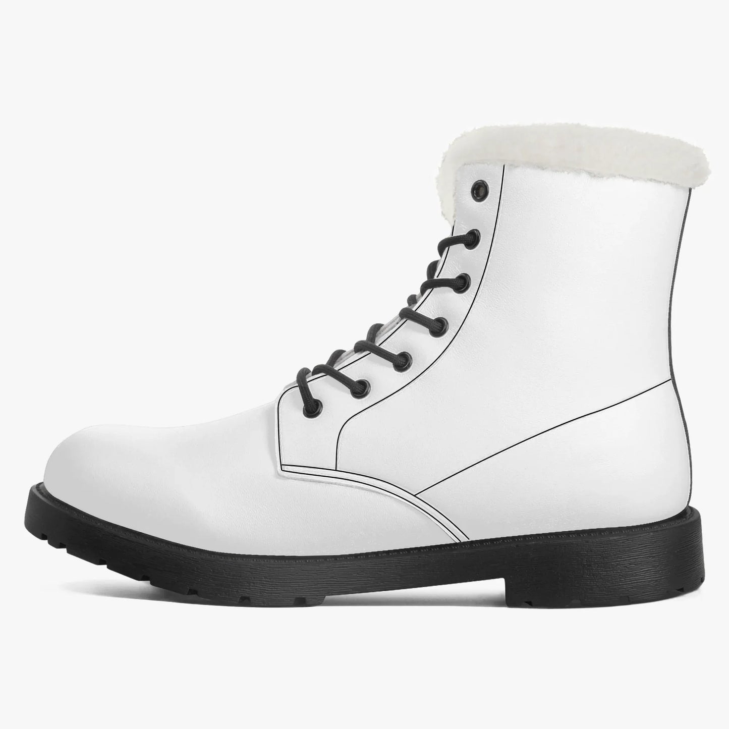 weisse-faux-fur-leder-boots-boots-jlr-design-4 - JLR Design