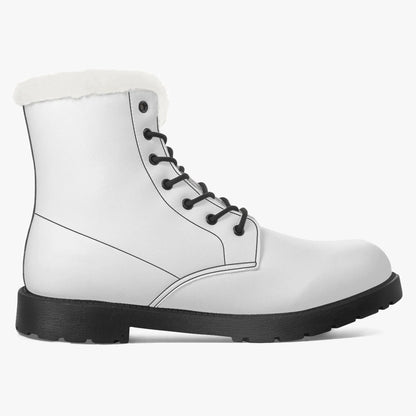 weisse-faux-fur-leder-boots-boots-jlr-design-8 - JLR Design