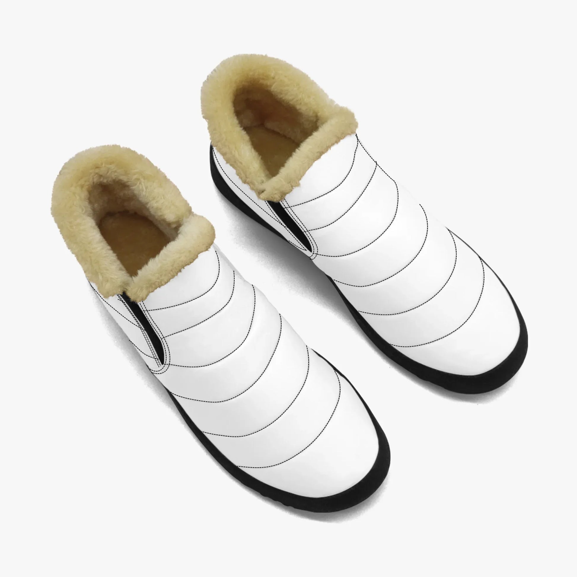 weisse-faux-fur-slipper-slipper-jlr-design-2 - JLR Design