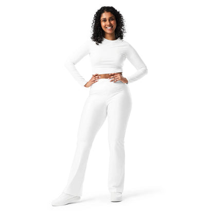 weisse-high-waist-flare-leggings-flare-leggings-jlr-design-4 - JLR Design