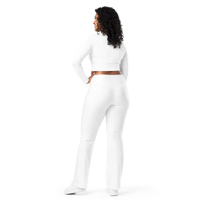 weisse-high-waist-flare-leggings-flare-leggings-jlr-design-5 - JLR Design