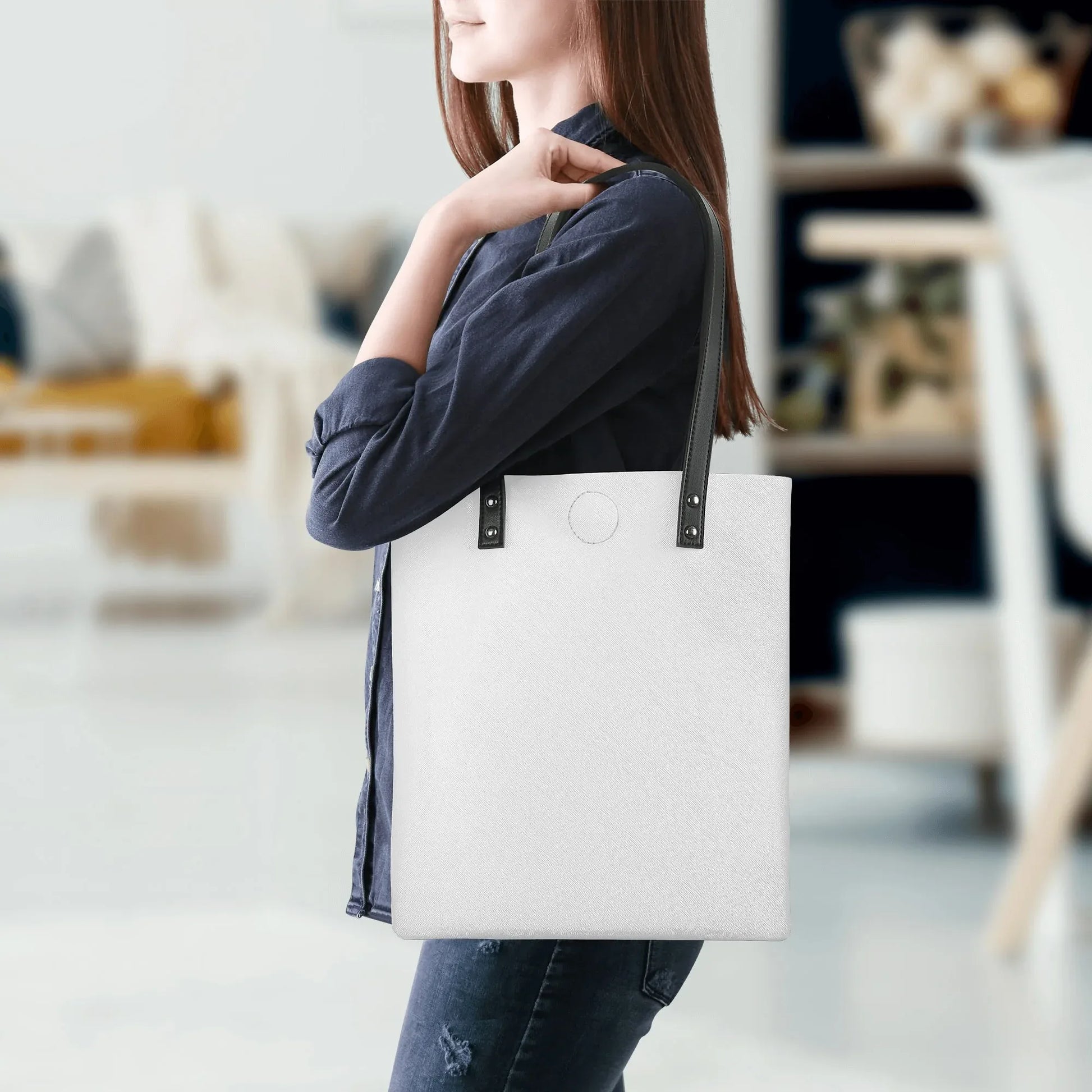 weisse-pu-leder-handtasche-handtasche-jlr-design-5 - JLR Design
