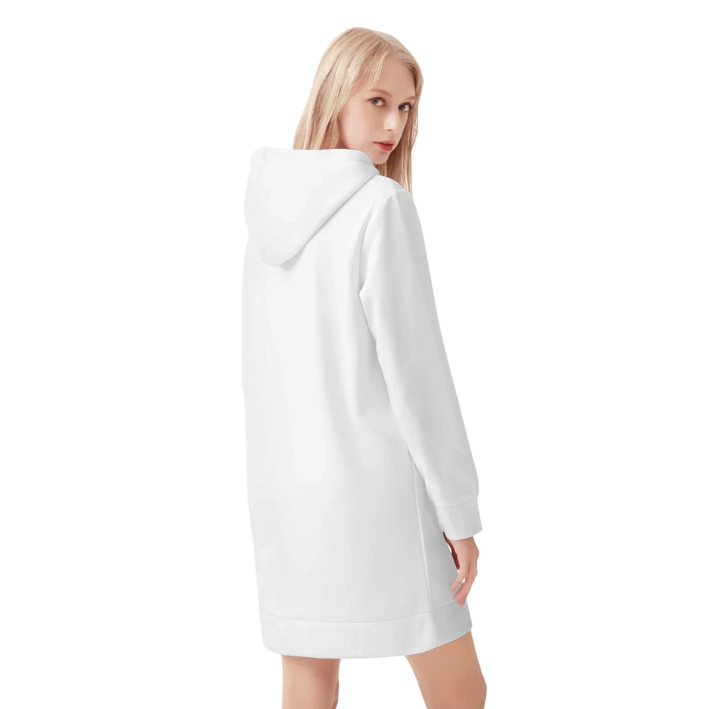 weisses-damen-hoodiekleid-warmes-velvet-kapuzenkleid-aus-weichem-samt-fleece-hoodiekleid-jlr-design-2 - JLR Design