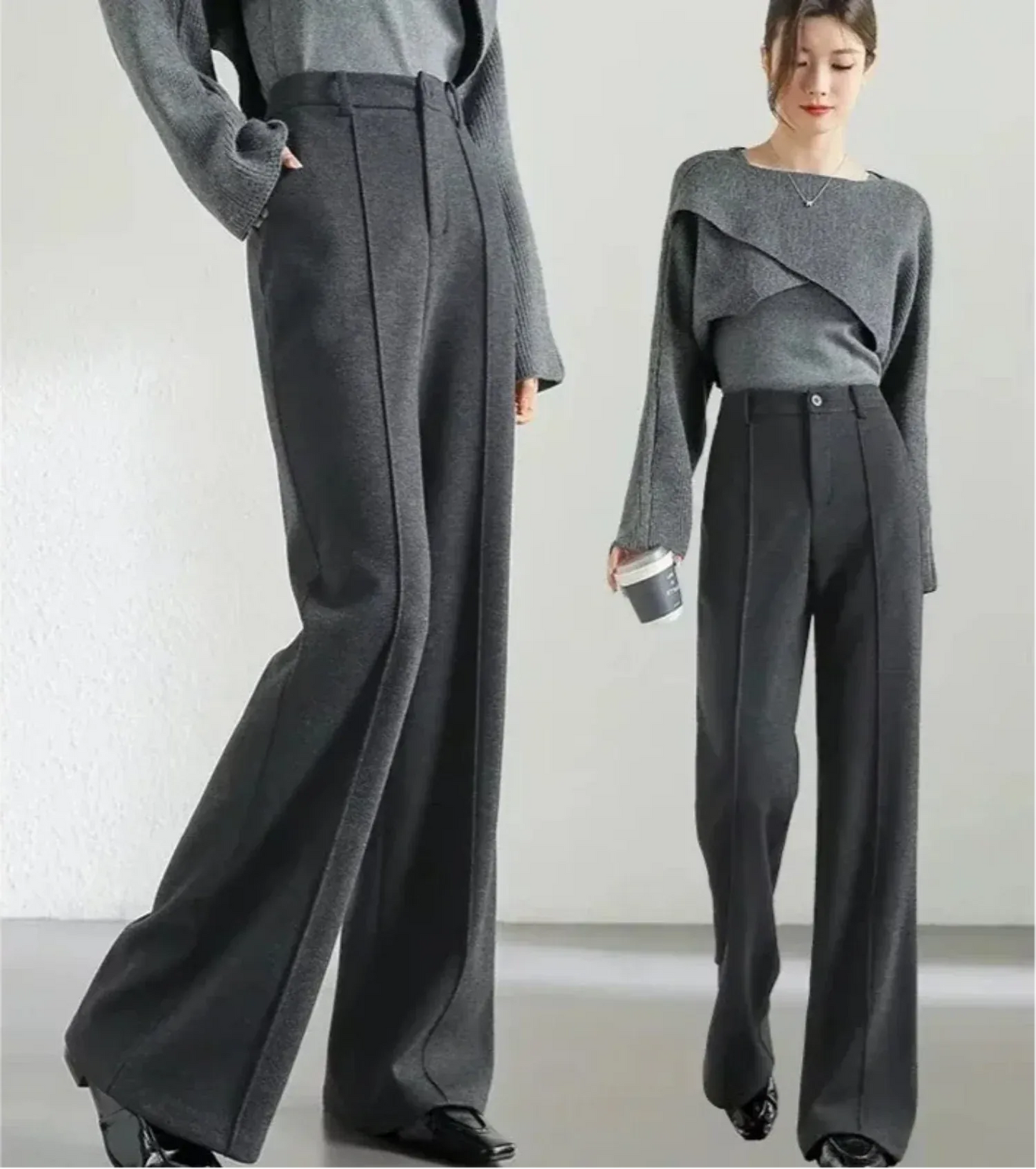 weite-elegante-flare-wollhose-hose-mit-weitem-bein-jlr-design-1 - JLR Design