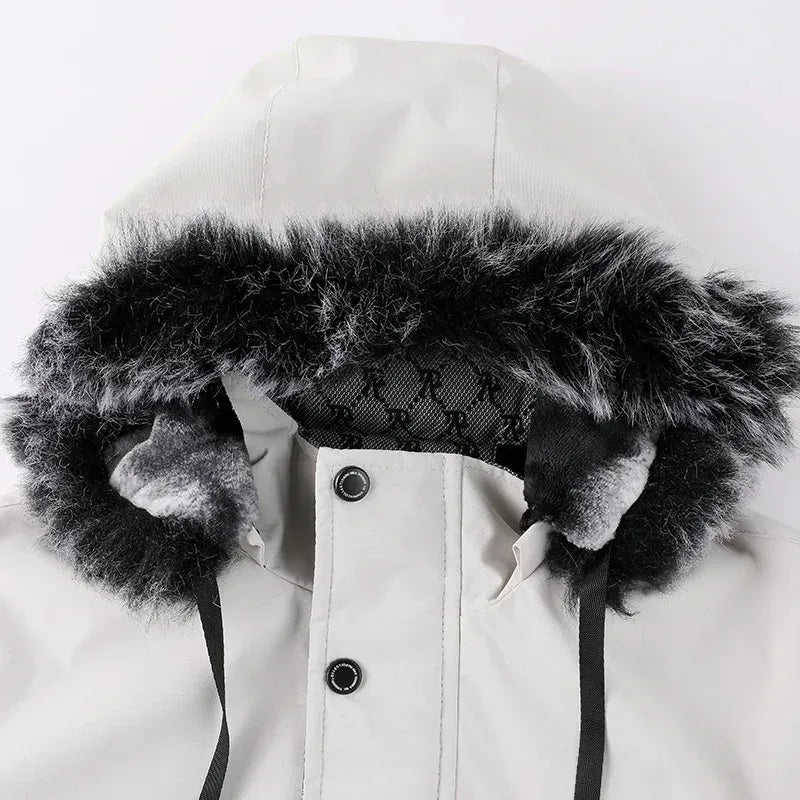 wetterfeste-solid-style-pufferjacke-mit-kapuze-warme-steppjacke-fur-herren-and-damen-jacke-jlr-design-2 - JLR Design