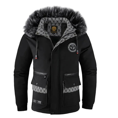 wetterfeste-solid-style-pufferjacke-mit-kapuze-warme-steppjacke-fur-herren-and-damen-jacke-jlr-design-6 - JLR Design