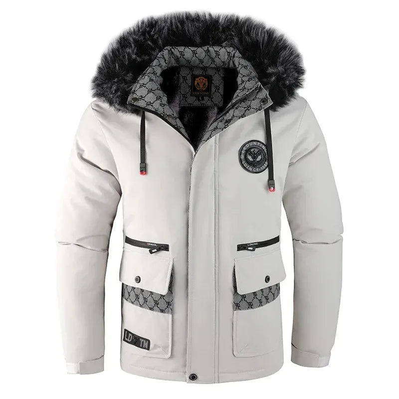 wetterfeste-solid-style-pufferjacke-mit-kapuze-warme-steppjacke-fur-herren-and-damen-jacke-jlr-design-7 - JLR Design