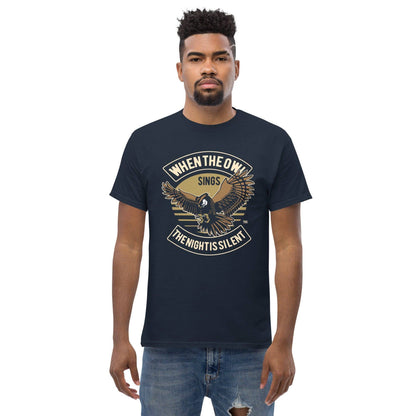 when-the-owl-sings-herren-t-shirt-t-shirt-jlr-design-1 - JLR Design