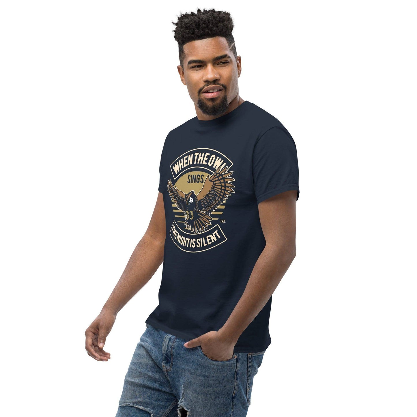 when-the-owl-sings-herren-t-shirt-t-shirt-jlr-design-11 - JLR Design